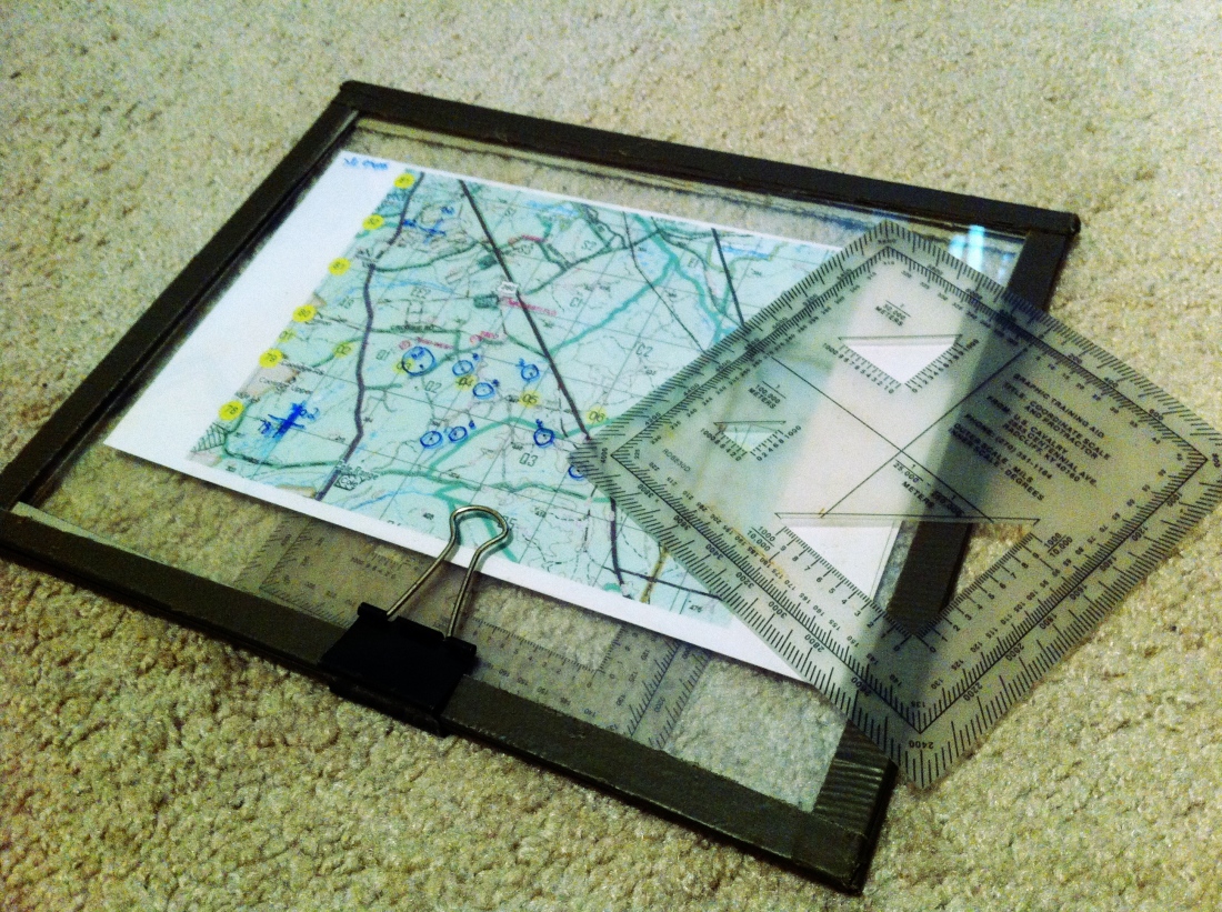 plexiglass map case
