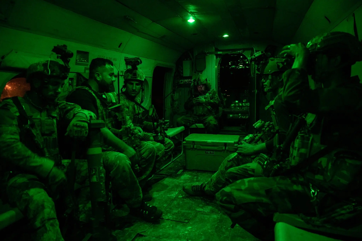 night vision afghan commando raid with special forces